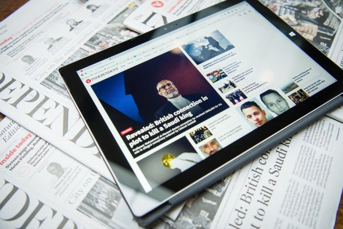 BRITAIN-MEDIA-INTERNET-INDEPENDENT